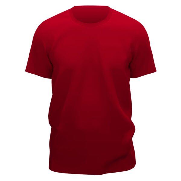 Red round neck half sleeve