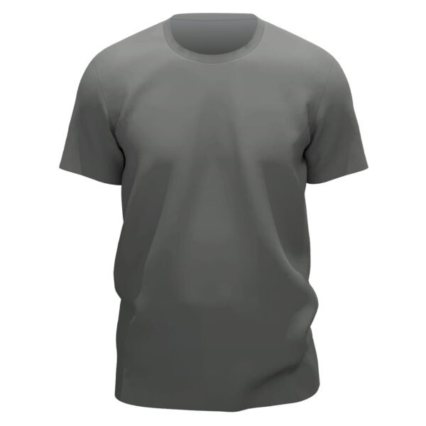 Light Grey round neck half sleeve