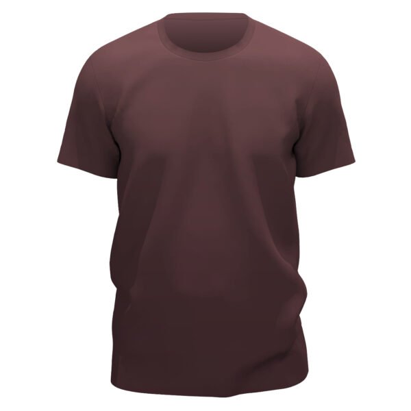 light Maroon round neck half sleeve