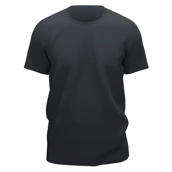 Dark Black round neck half sleeve