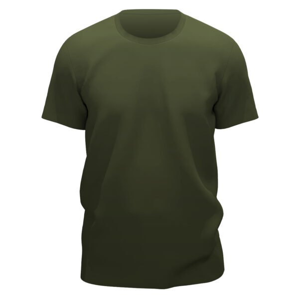 Dark Green round neck half sleeve