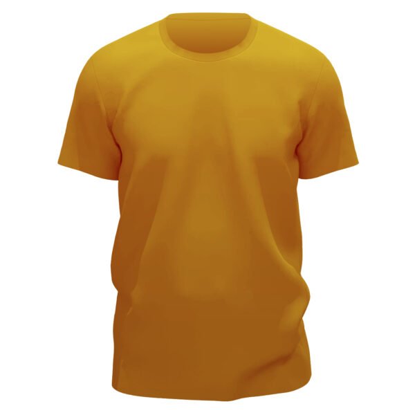 Yellow round neck half sleeve