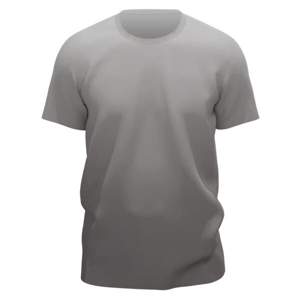 Grey round neck half sleeve